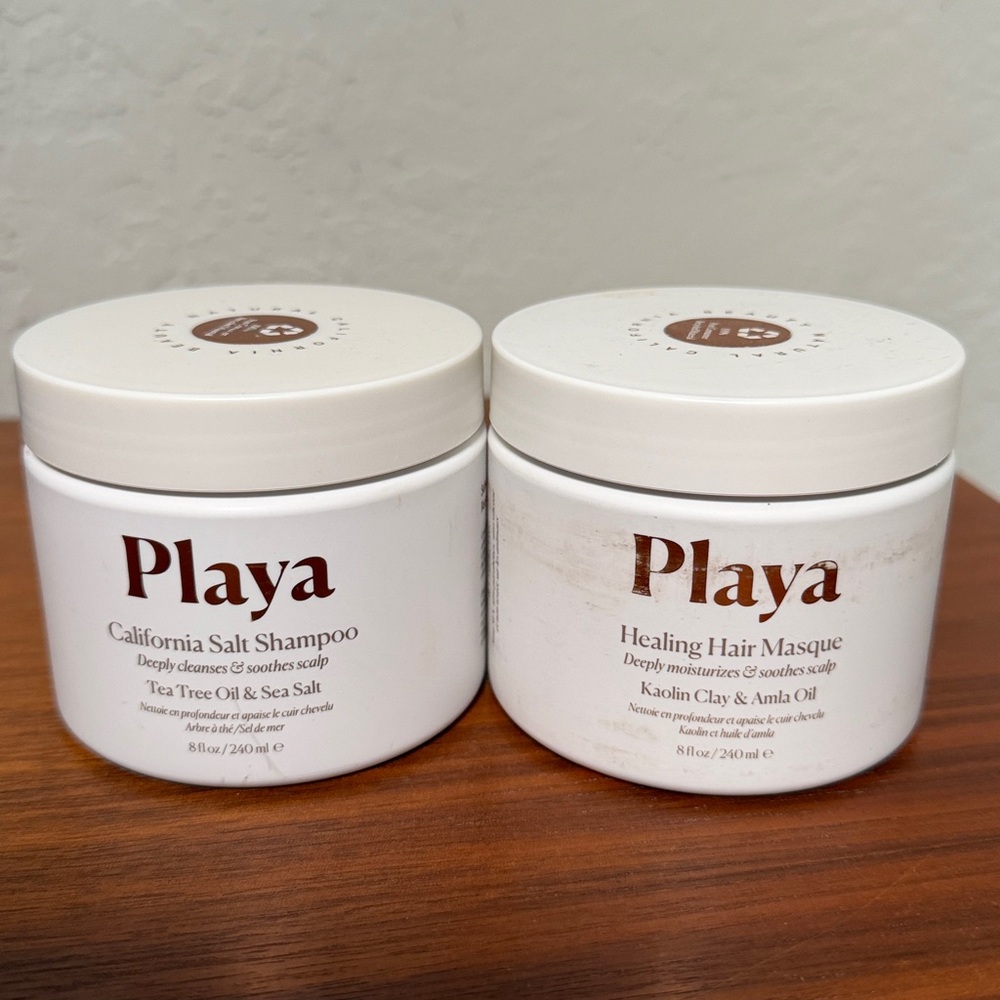 NEW Playa California Salt Shampoo & Healing Hair Masque Set
